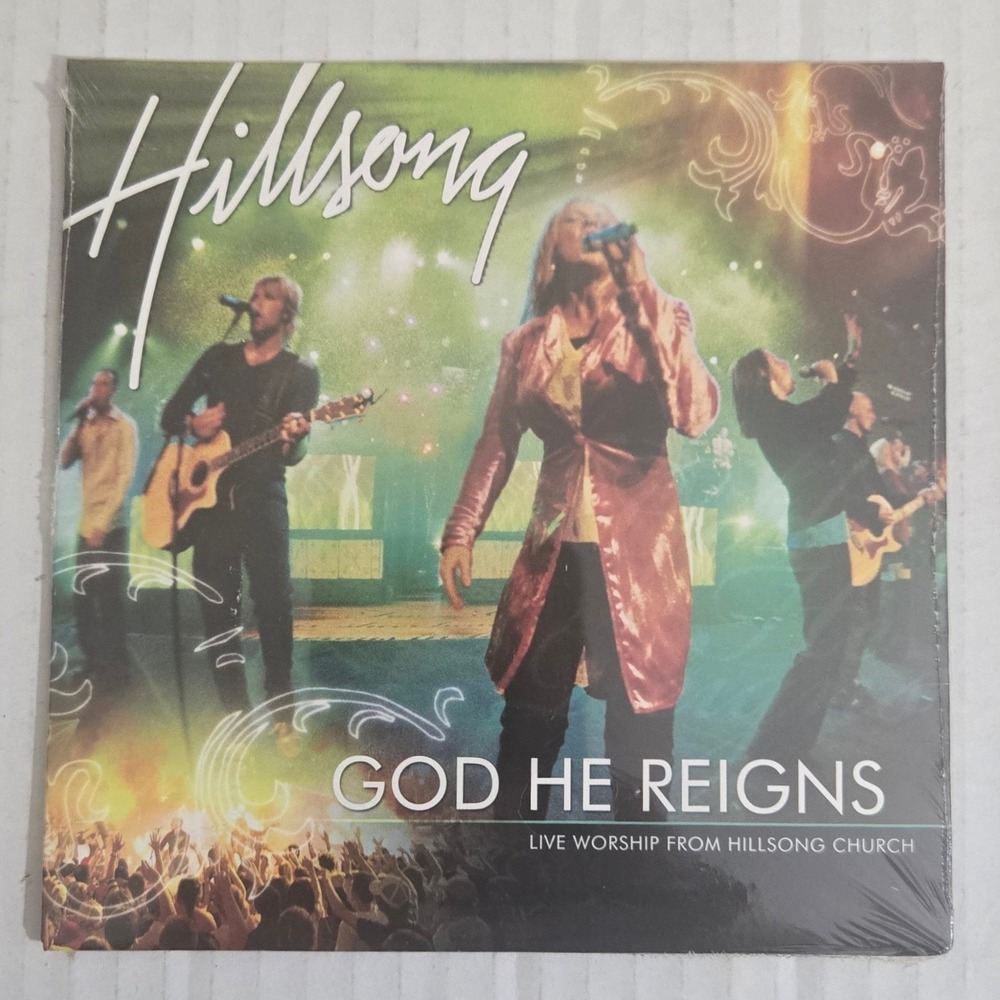 Hillsong God He Reigns Vintage Live Worship CD 2005 New Sealed Promo